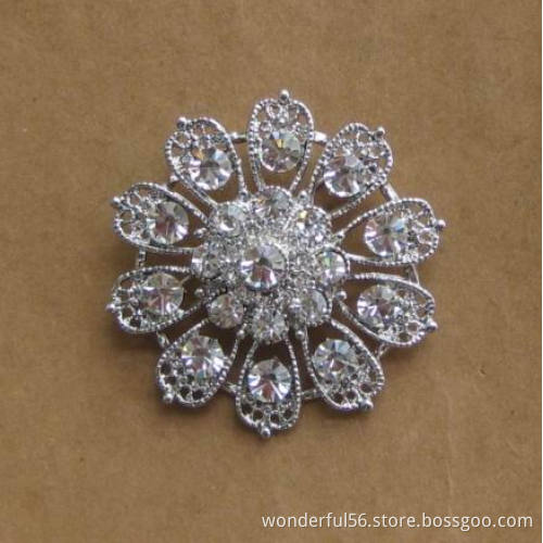 rhinestone sparkling wedding diamante brooches